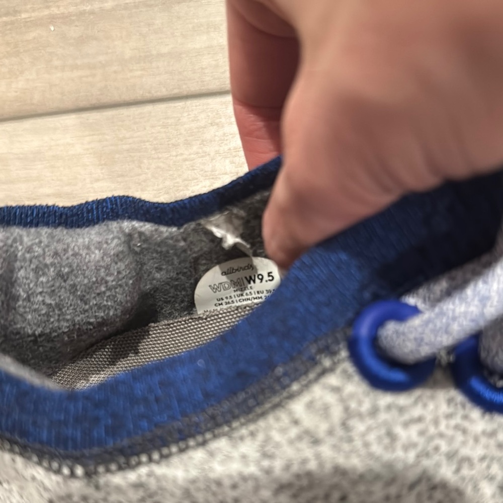Allbirds women’s Gray and Blue Shoes. 9.5 - Picture 5 of 5